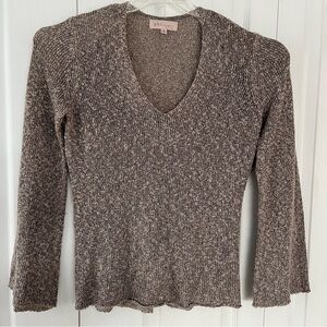 Philosophy Womens V Neck Sweater Medium Acrylic Polyester